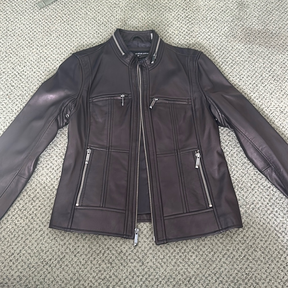 Wilson’s Leather Motorcycle Jacket